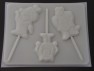 164sp Monster Co Chocolate or Hard Candy Lollipop Mold